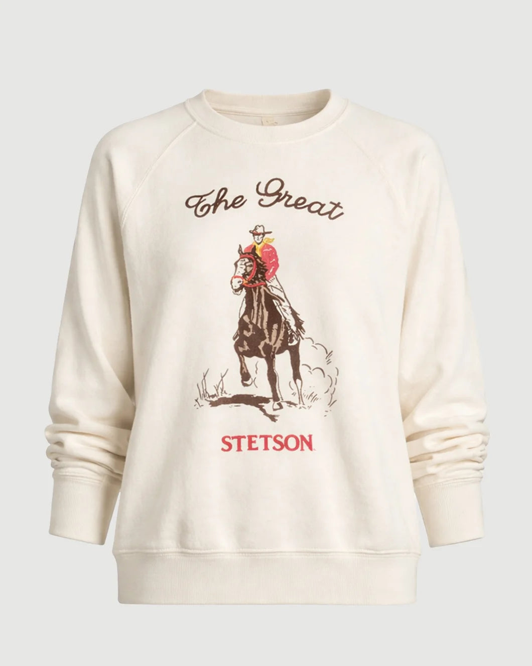 THE GREAT Stetson Graphic washed white isolated