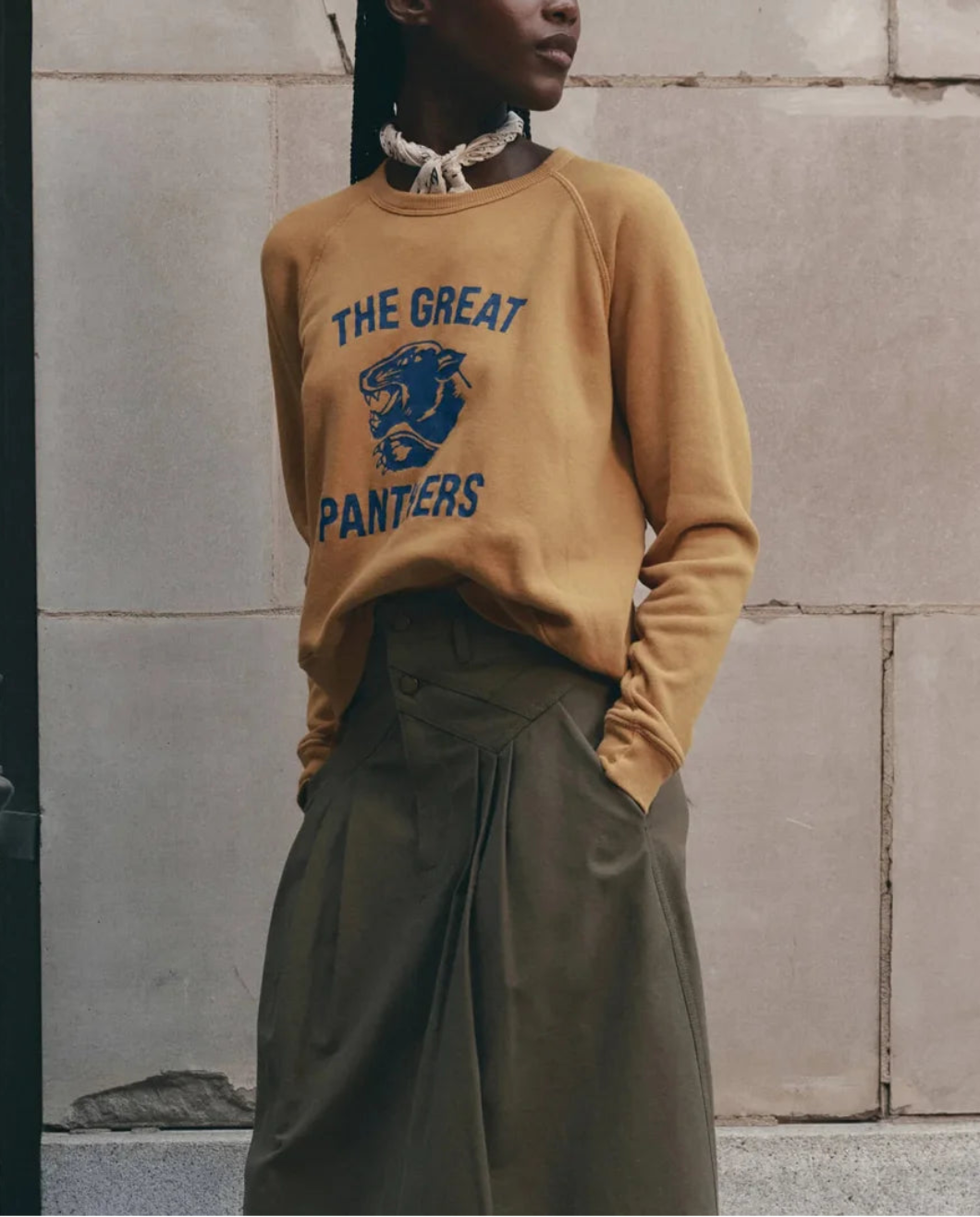 THE GREAT The Fleece Rookie Sweatshirt front 2