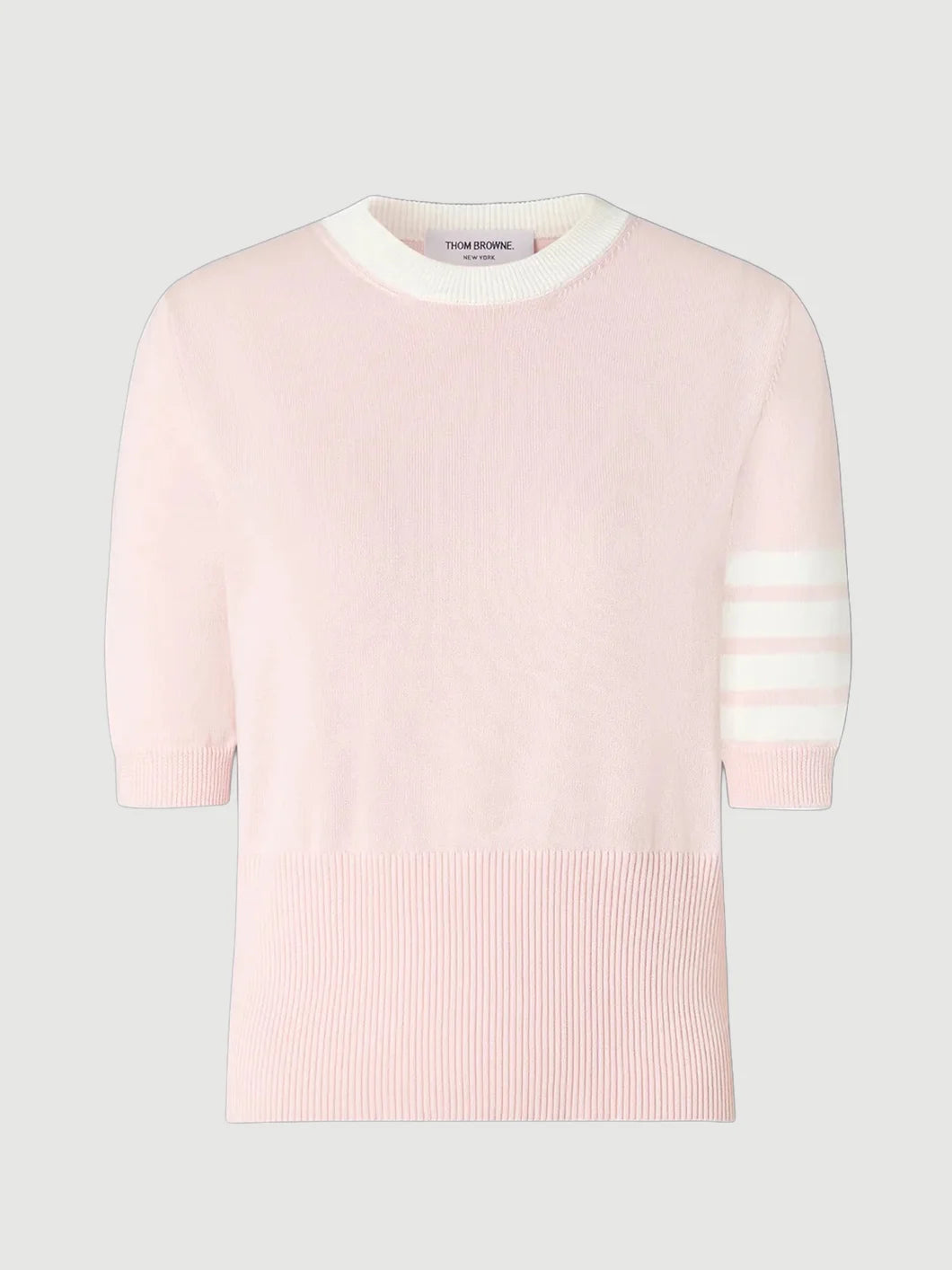 Thom Browne Jersey Stitch Short Sleeve Top | SHOWROOM