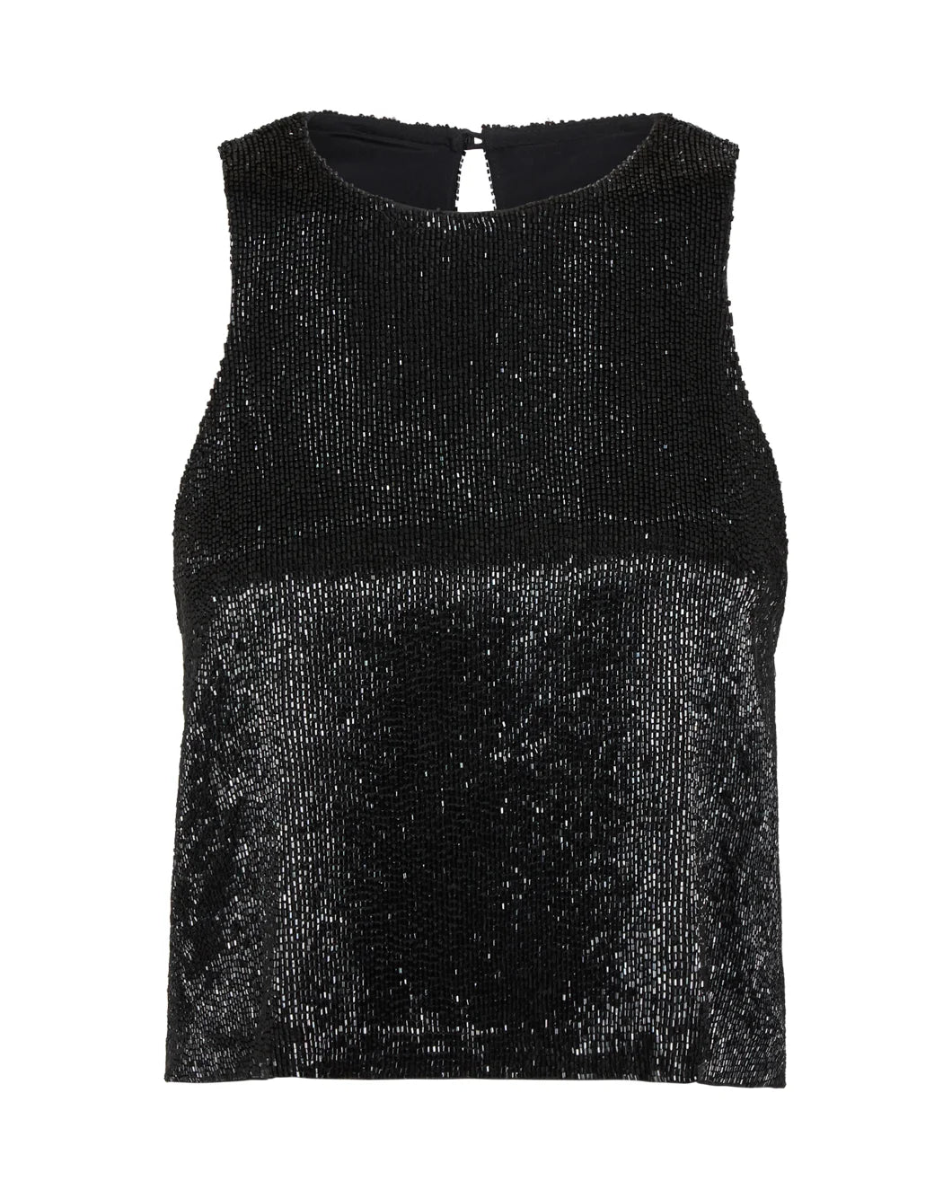 TWP Micro Cut Bugle Tank black front isolated