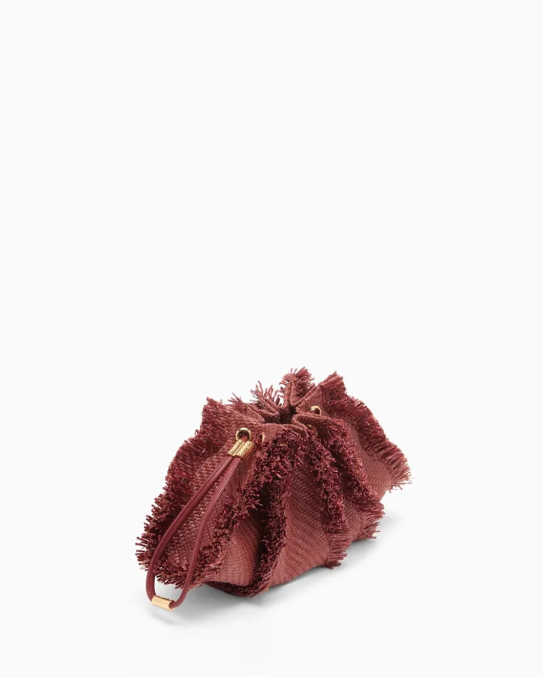 ULLA JOHNSON Charlotte Shoulder Bag Wenge side