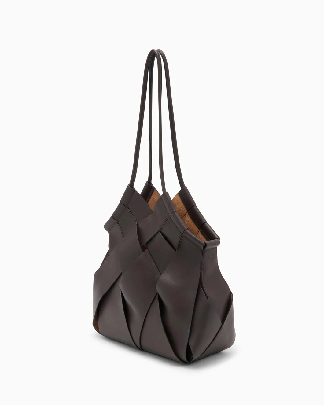 ULLA JOHNSON Charlotte Shoulder Bag Wenge side