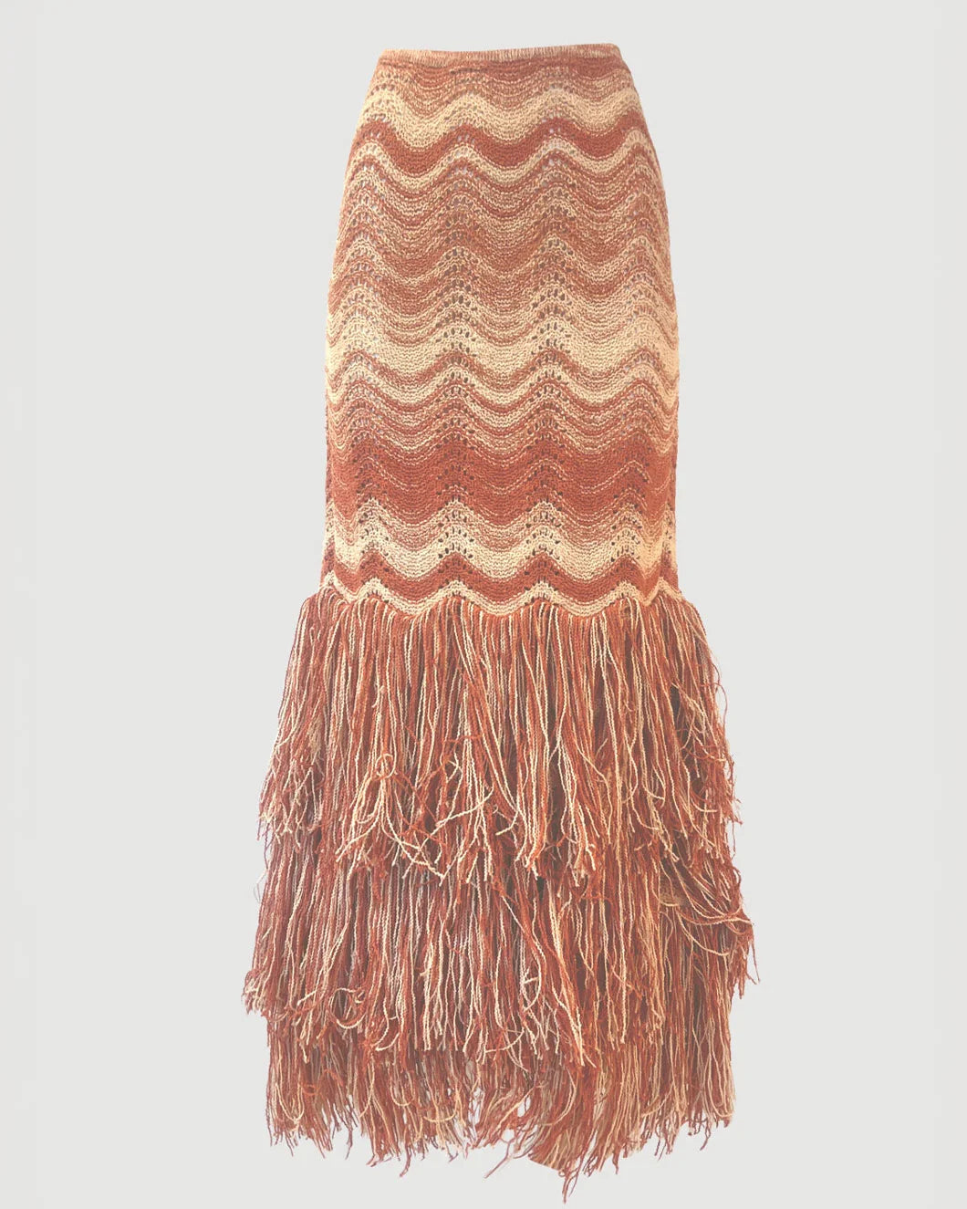 ULLA JOHNSON Evelina Knit Skirt isolated
