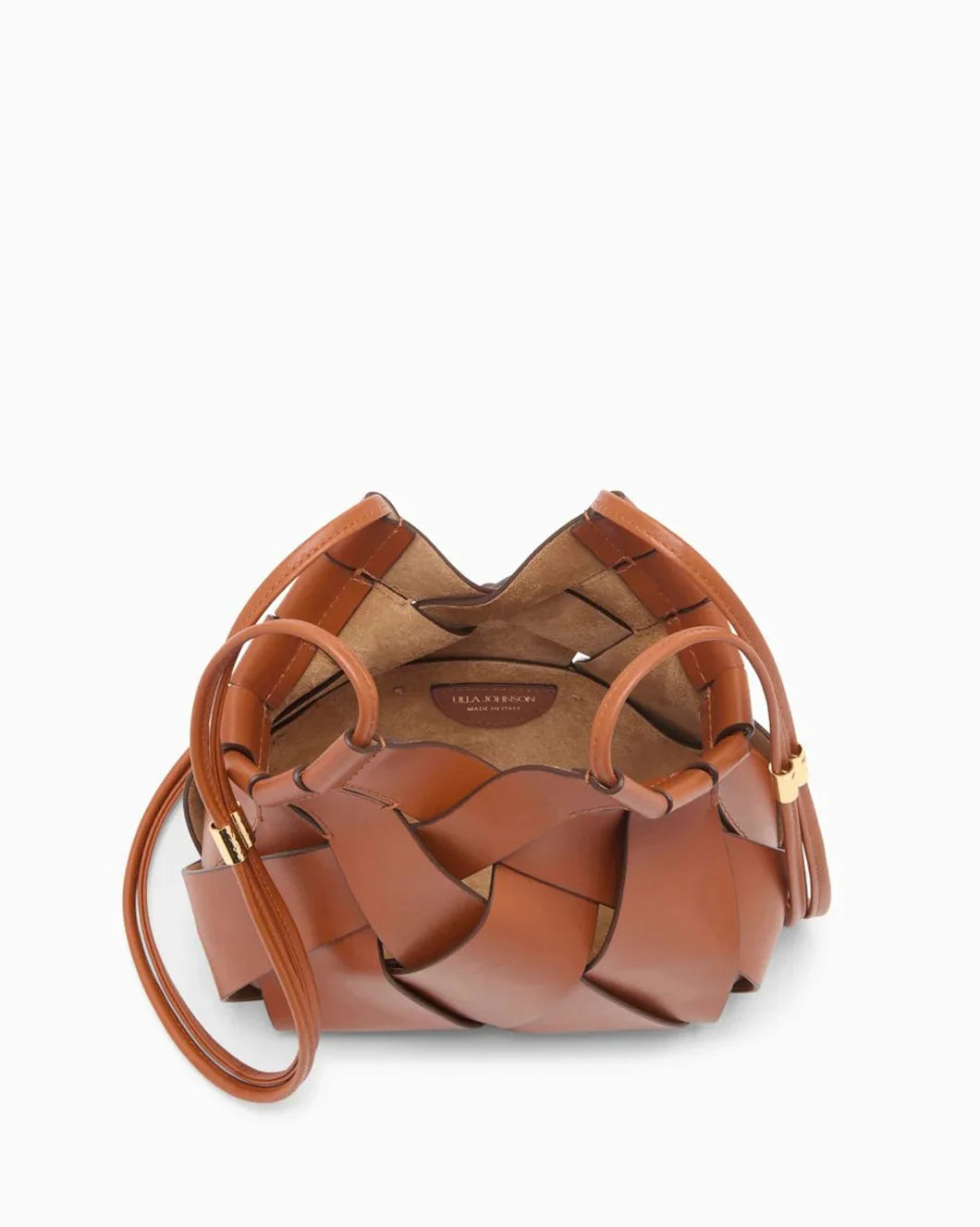 ULLA JOHNSON charlotte crossbody sierra top view