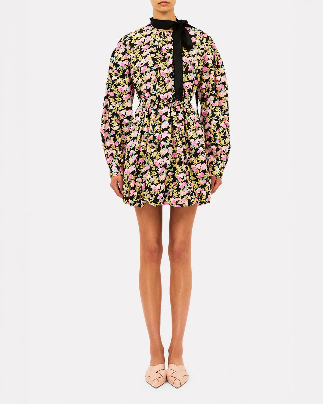 ULLA JOHNSON Blair Mini Dress on figure front
