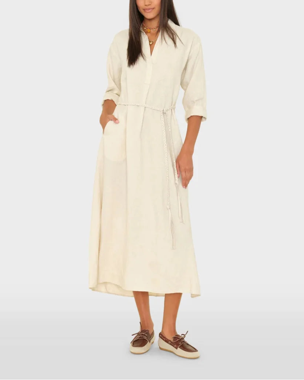 XIRENA Winds Hollie Dress on figure front