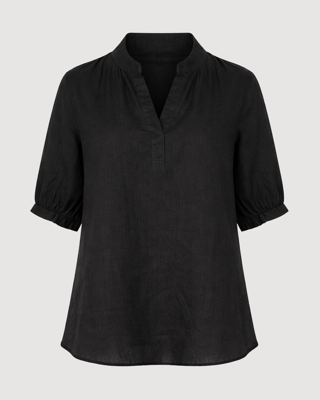 XIRENA camila top black front isolated