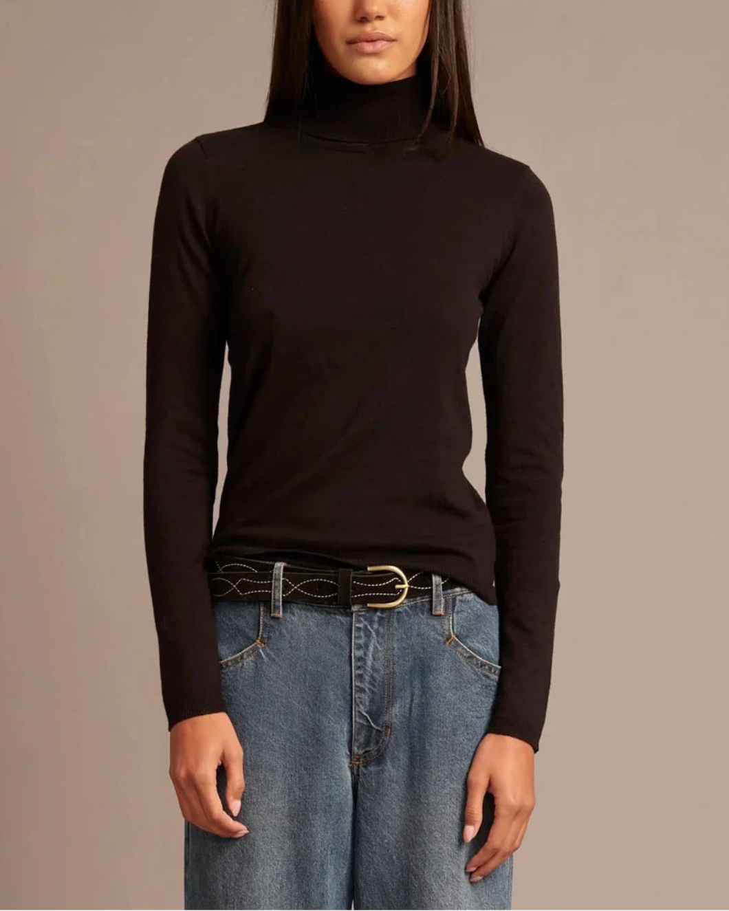 XIRENA Laredo belt black on figure front