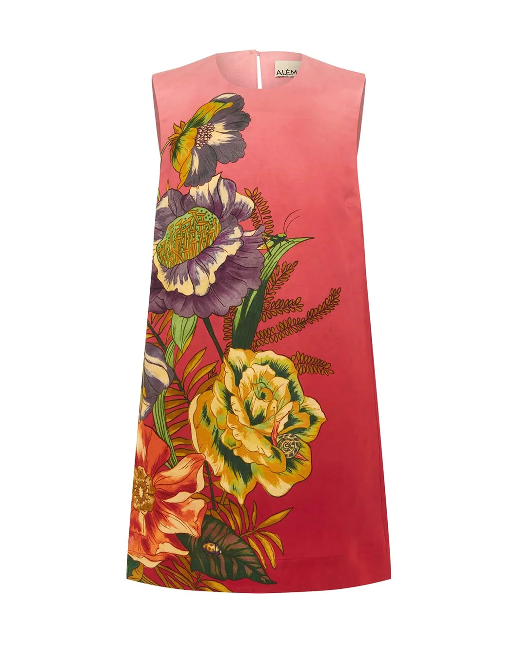 alemais Inez Mini Dress pink ombre