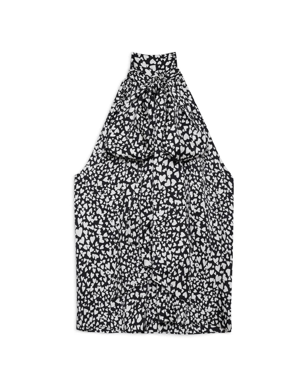 Anine Bing Brooke Top Black and White