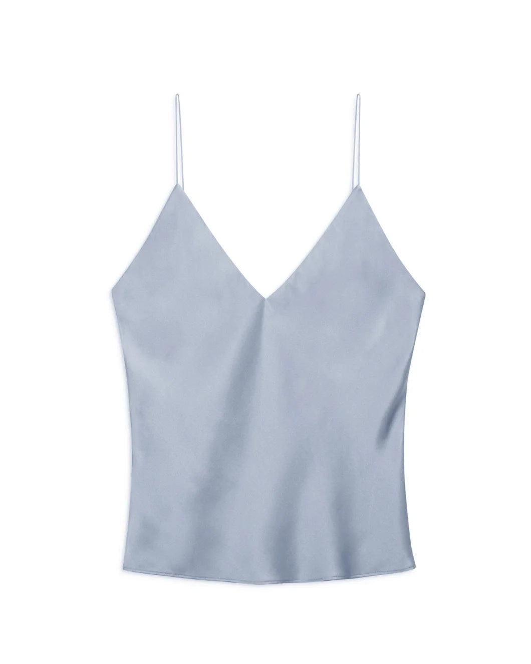anine bing Ellen silk tank Top in Pastel Blue