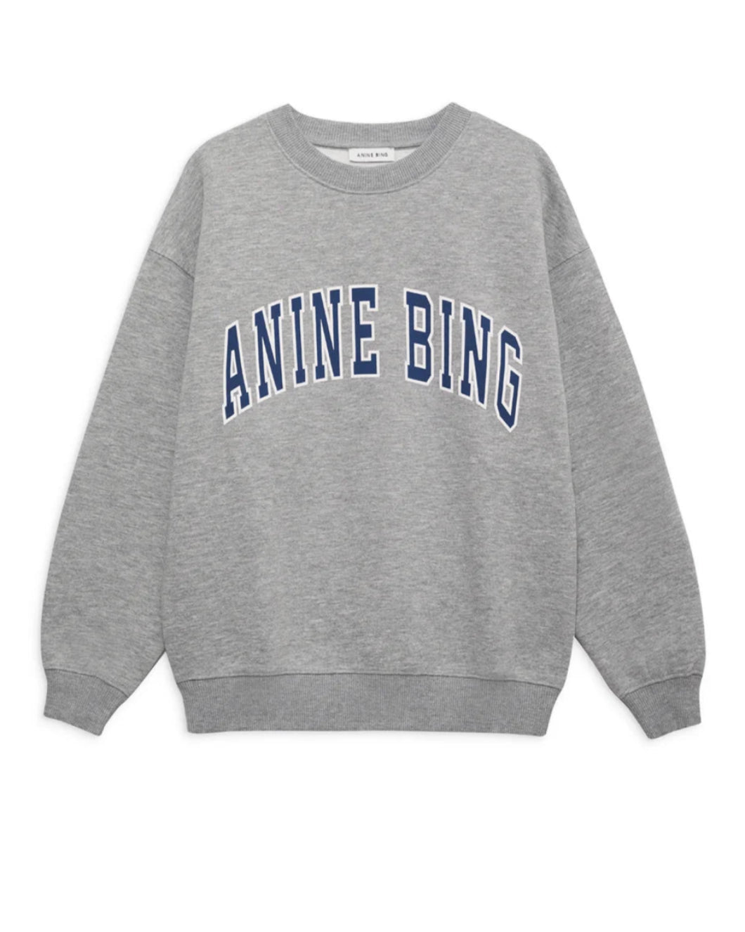 anine bing Spencer Sweatshirt heather grey