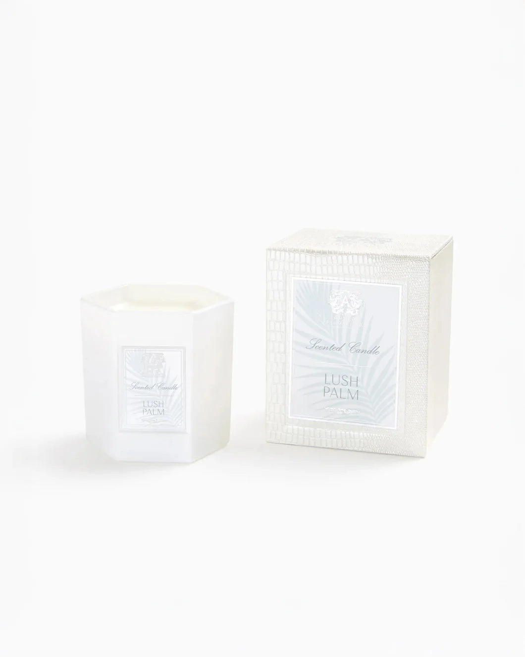antica farmacista lush palm candle packaging