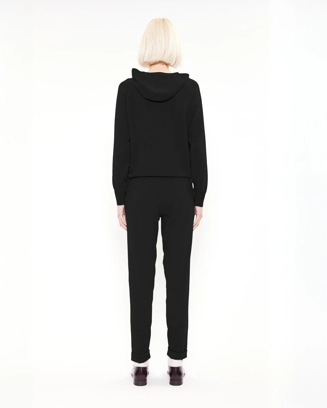 arch4 arabella sweater and kingston trousers black on figure back