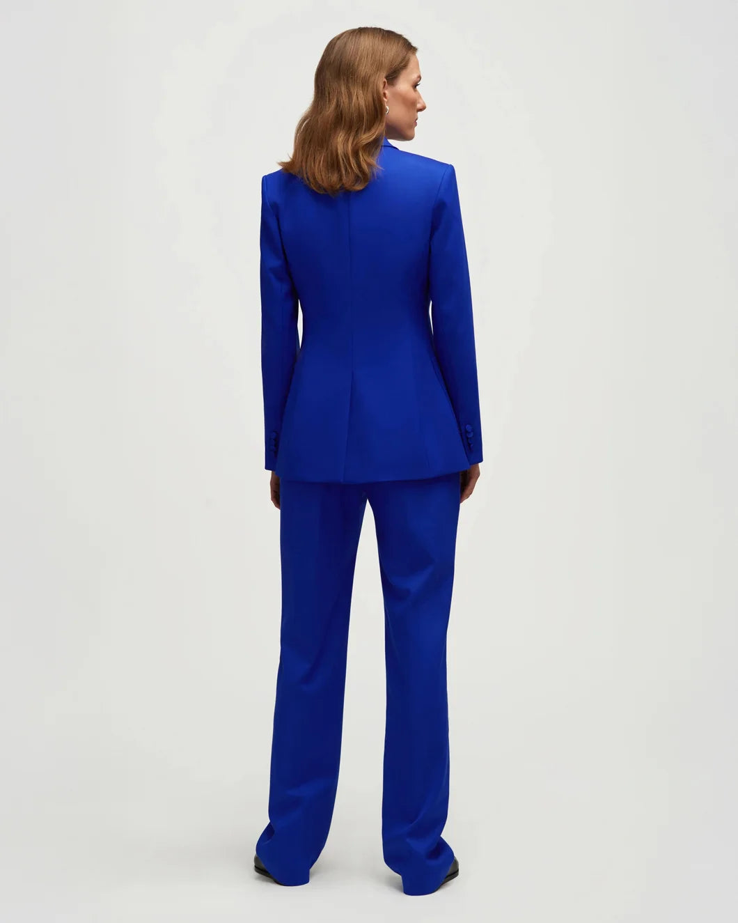 argent Chelsea Blazer Lapis blue back