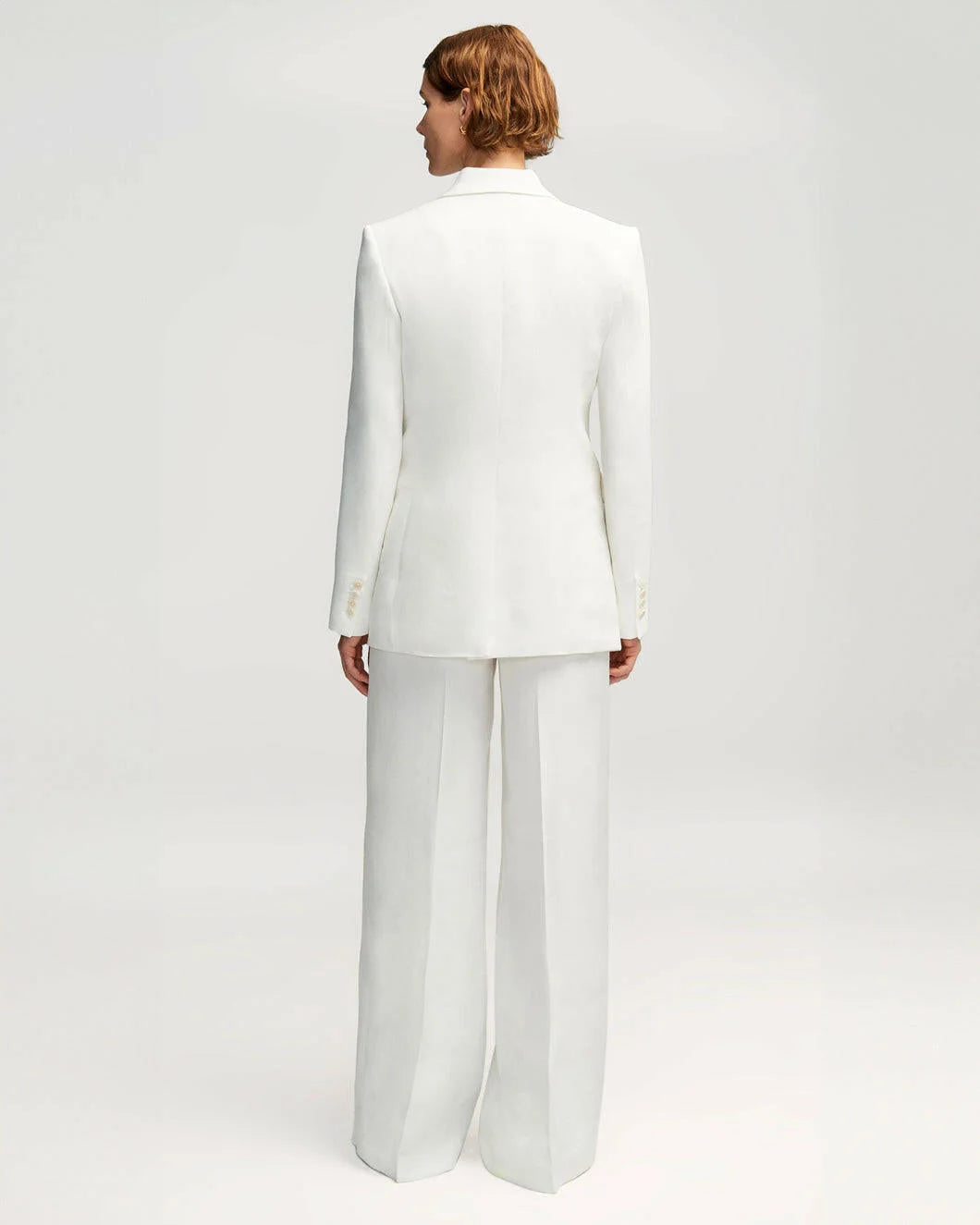 Double Breasted Blazer in Ivory by Argent