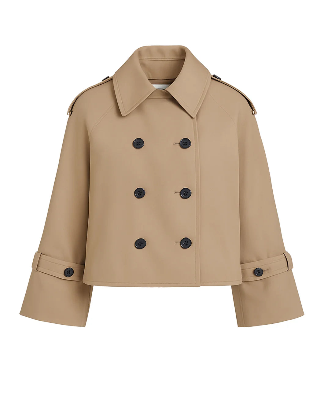 by malene birger Alisandra trench jacket in fosil tan