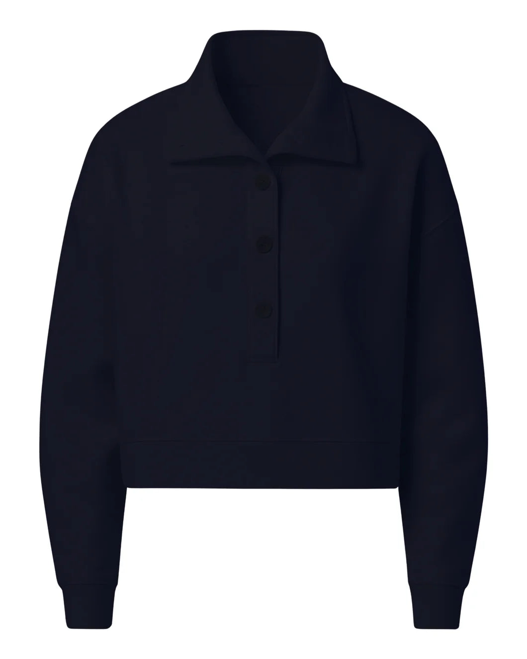 CITIZENS mirelle funnel neck navy front isolated