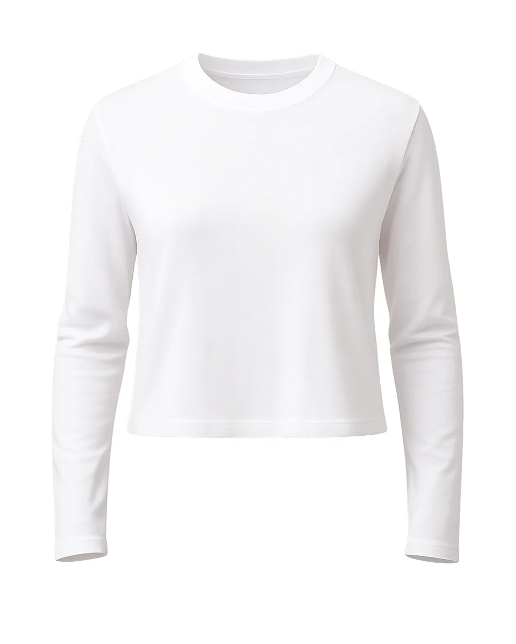citizens of humanity Sabine Cropped Long Sleeve white