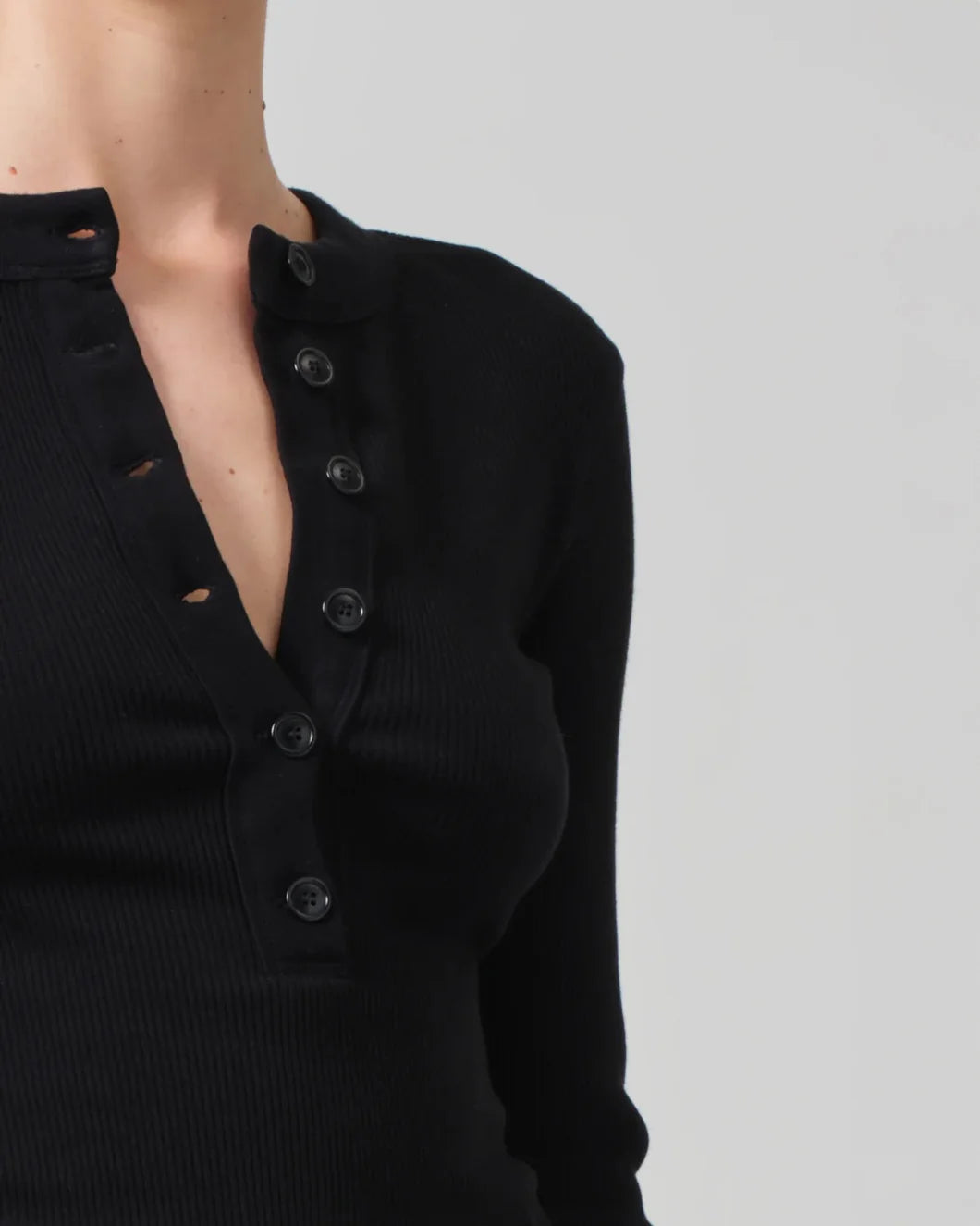 citizens of humanity Varra Henley Black detail