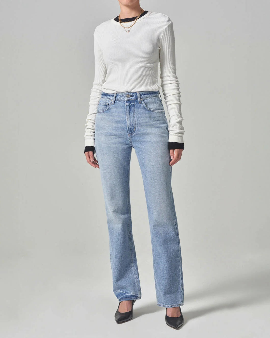 Bina Crewneck in Pashmina by Citizens of Humanity