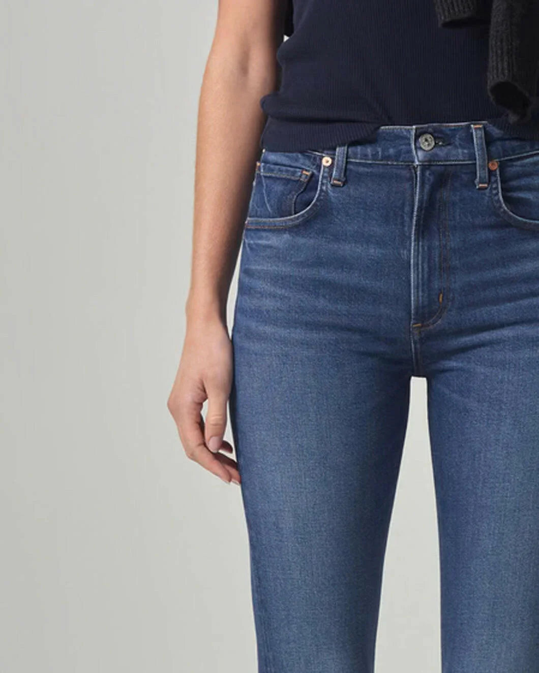 Isola Straight Crop Jean in Crispen by Citizens of Humanity