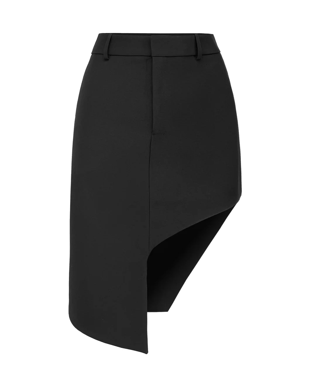 coperni Tailored Asymmetric Skirt black