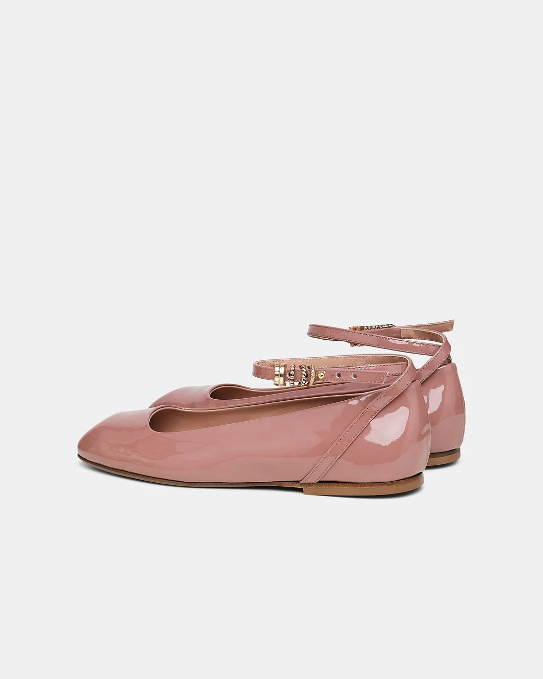 dorothee schumacher Glossy Shine Ballerina Flat copper back