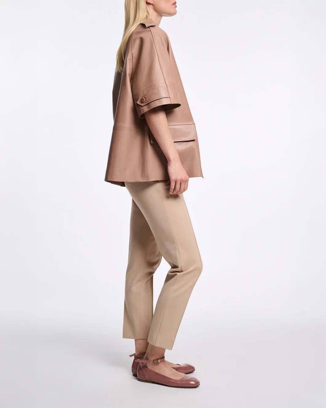 dorothee schumacher Glossy Shine Ballerina Flat copper side