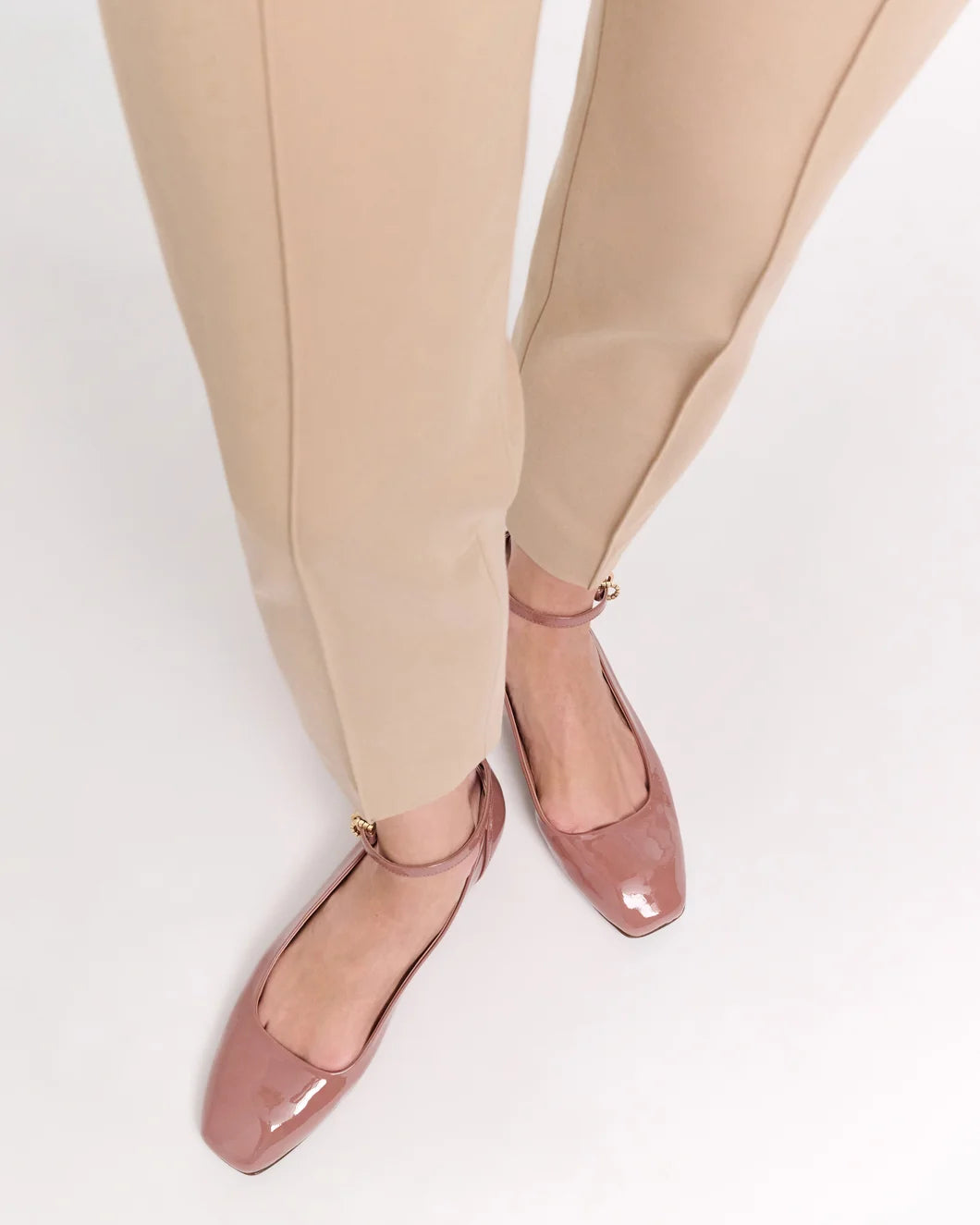 dorothee schumacher Glossy Shine Ballerina Flat copper top