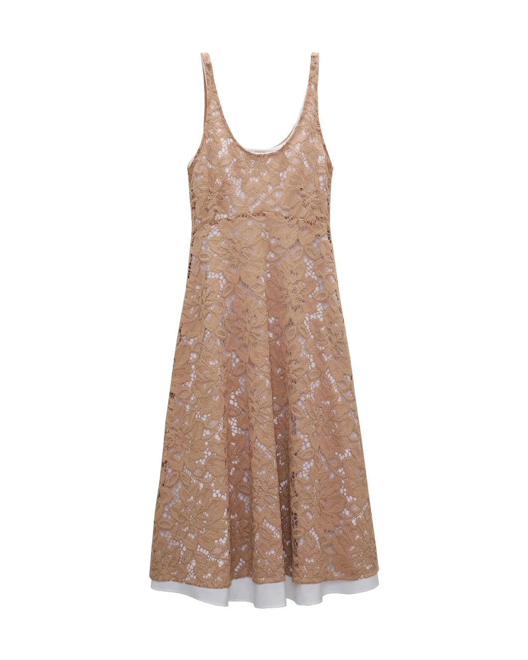 dorothee schumacher lacy dream dress burnt tan