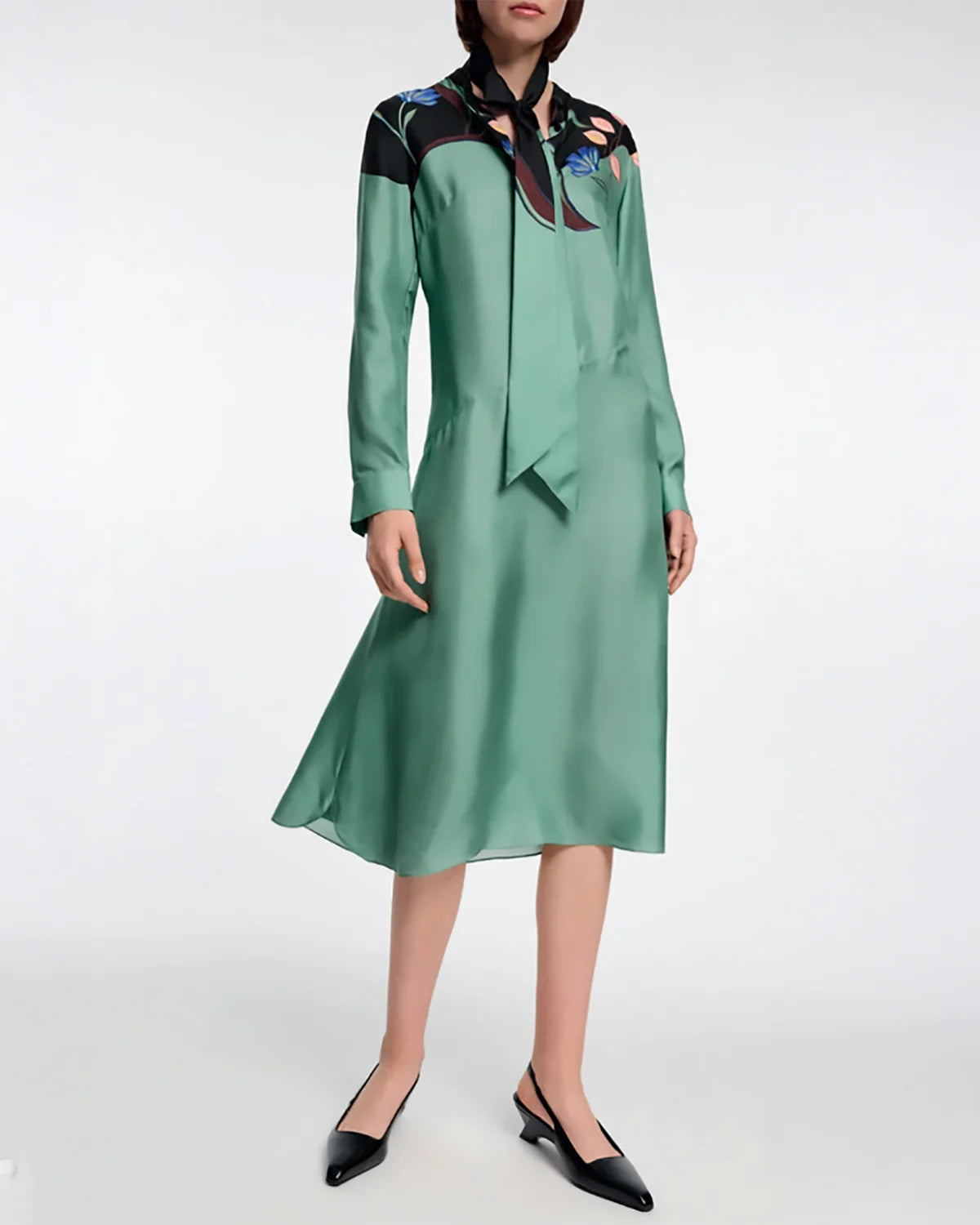 dorothee schumacher Seductive Bloom Dress green front