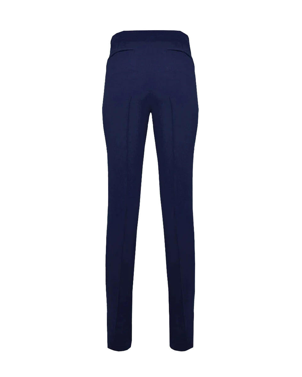edeline lee flat front trouser george navy back