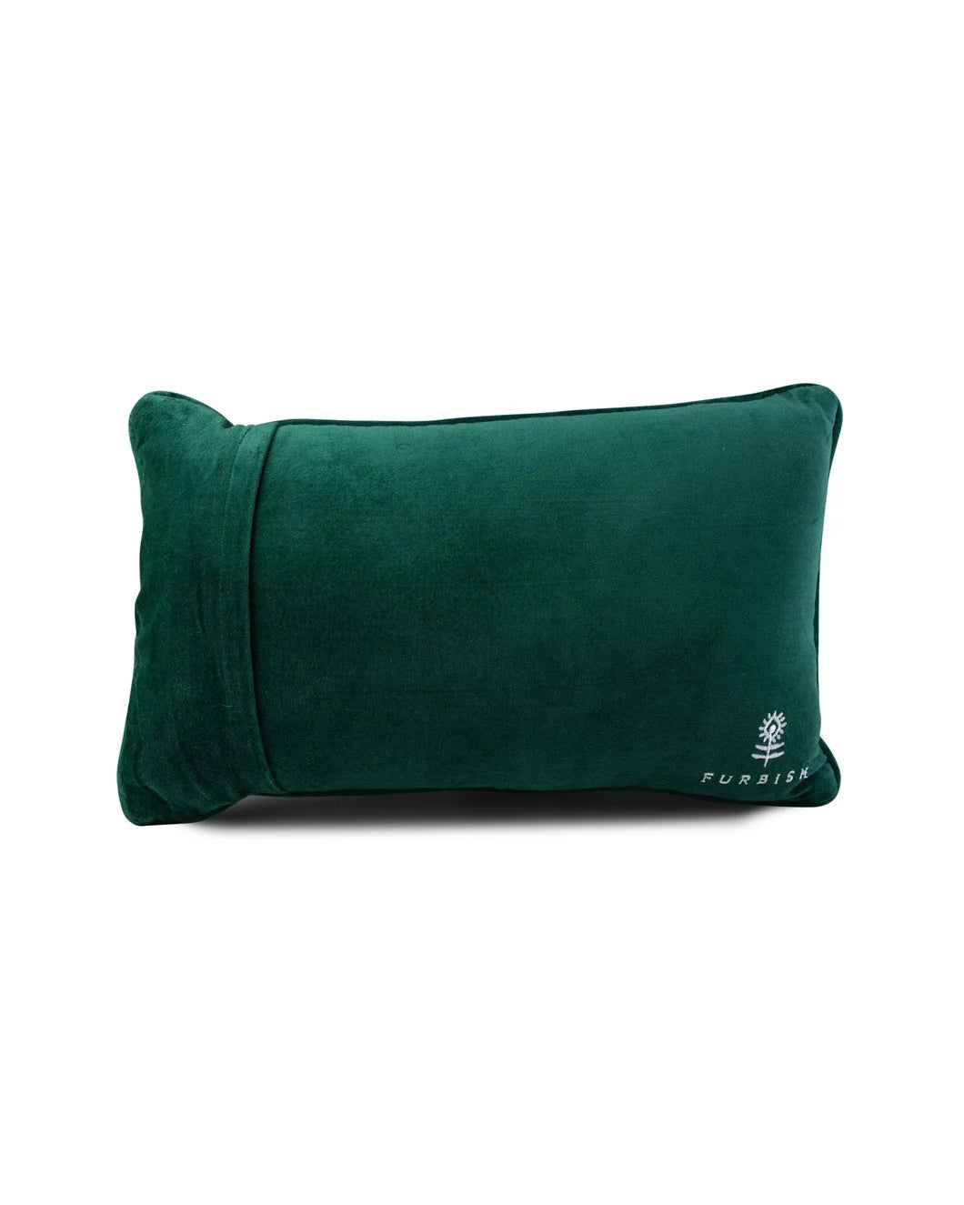 furbish studio Causing a Racket Needlepoint Pillow back