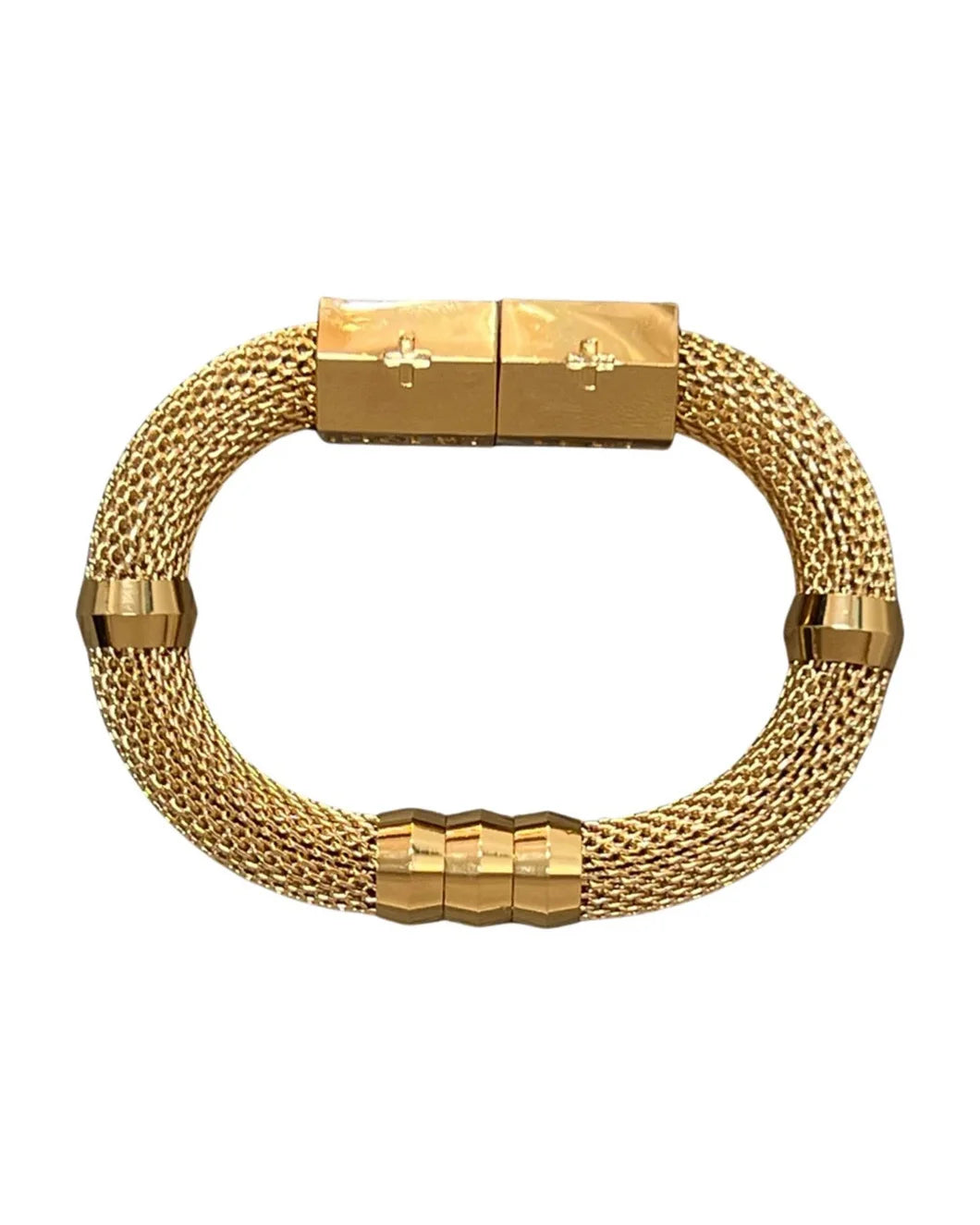 holst and lee Classic Mesh Bracelet Gold