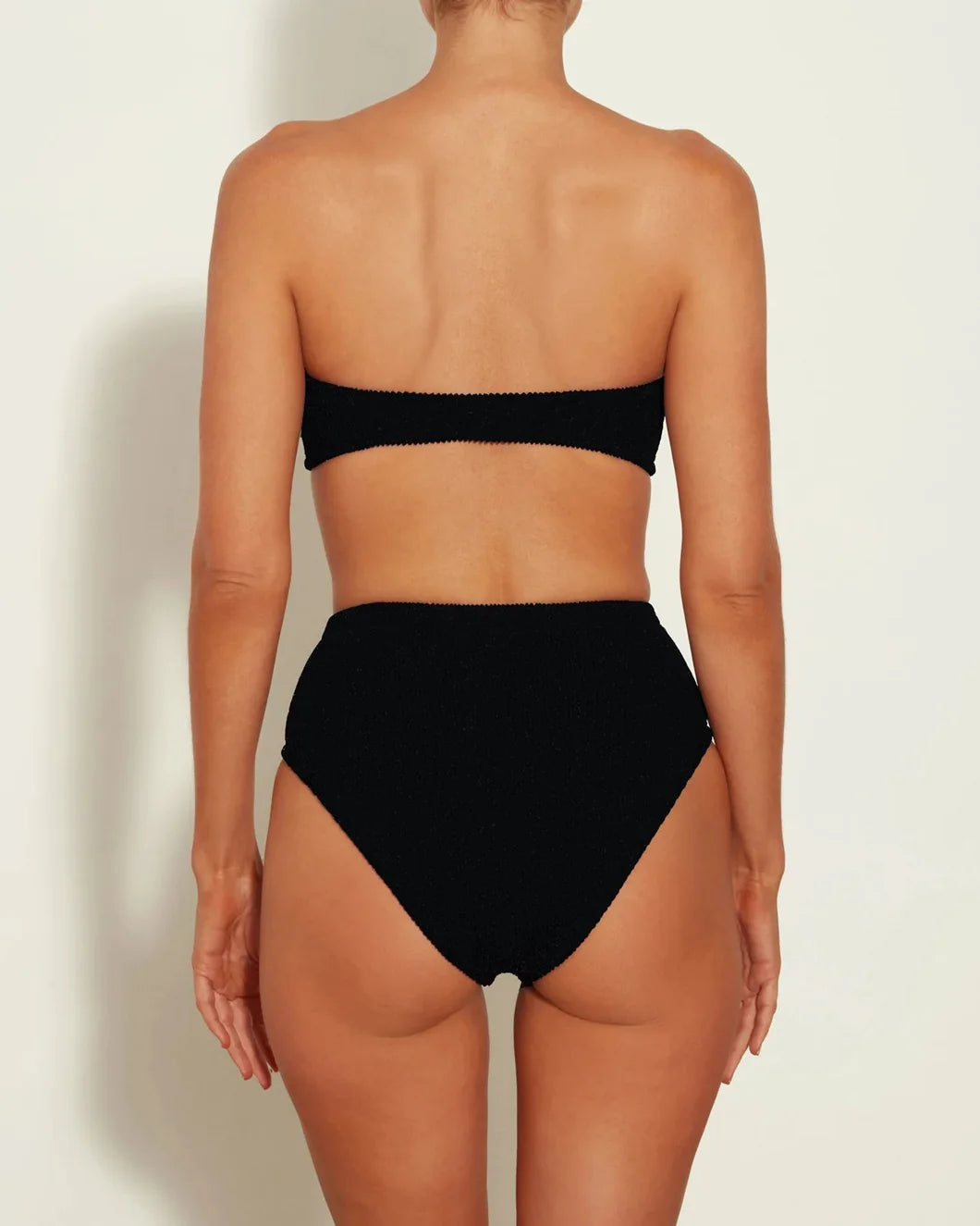 hunza g Ruby Bikini black on figure back