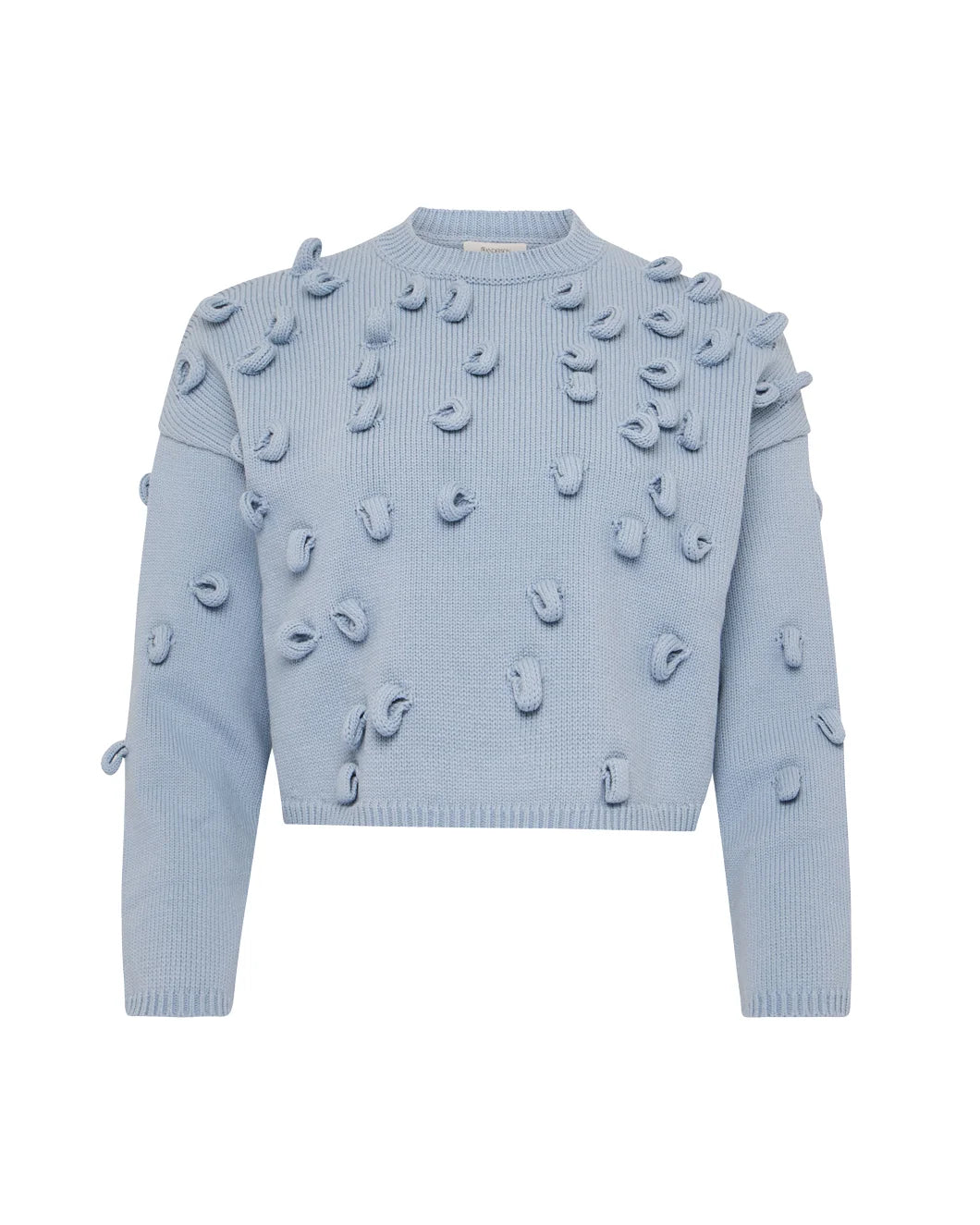 jw anderson Cropped Loop Jumper powder blue