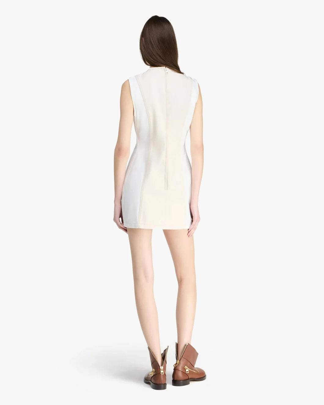 jw anderson mini shift dress off white back