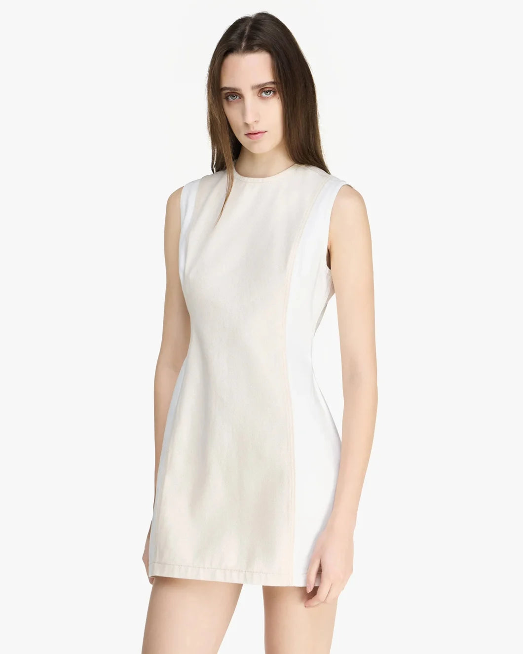 jw anderson mini shift dress off white side