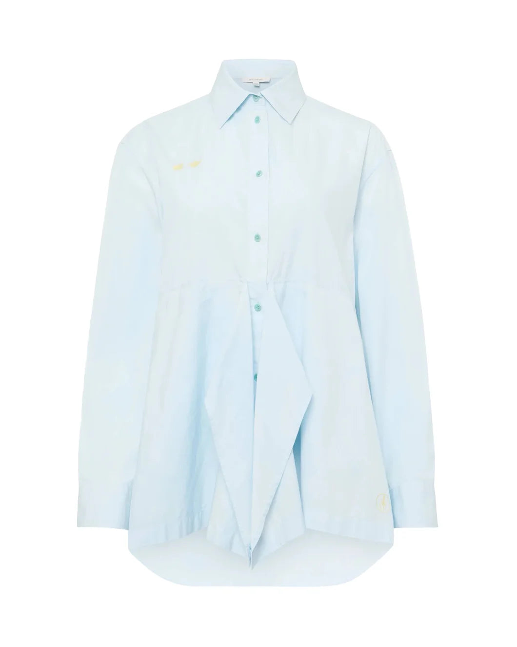 jw anderson Peplum Drape Shirt pale blue