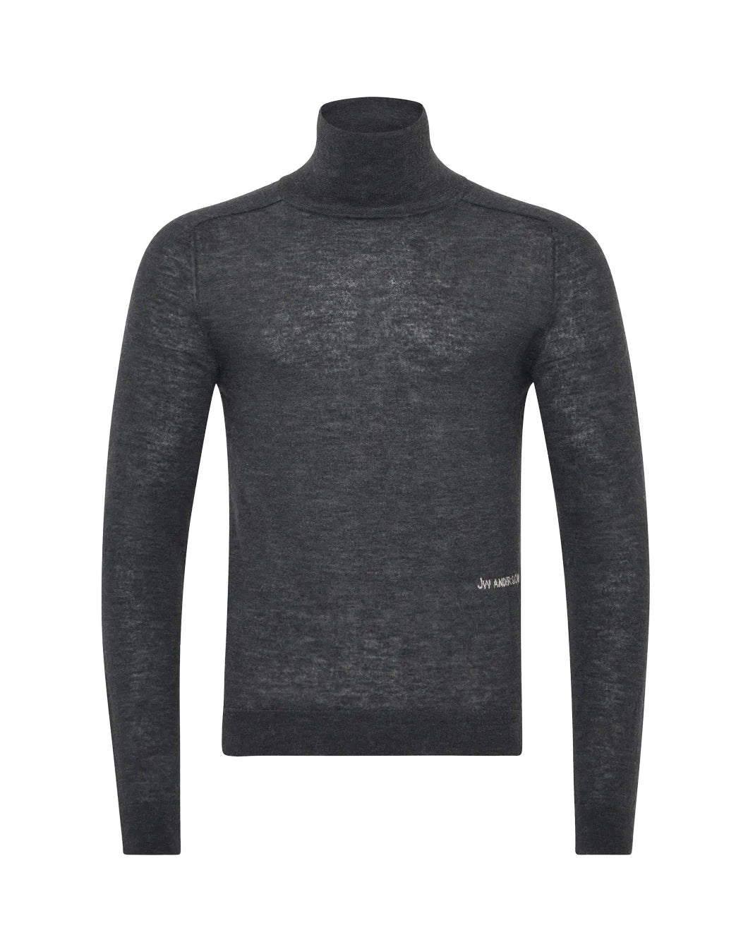 jw anderson Turtleneck Jumper Charcoal Grey Melange