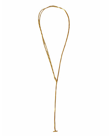 maggoosh bare lariat gold plated silver