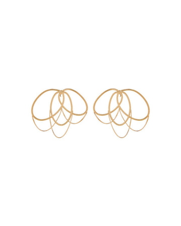maggoosh rosewater earrings gold