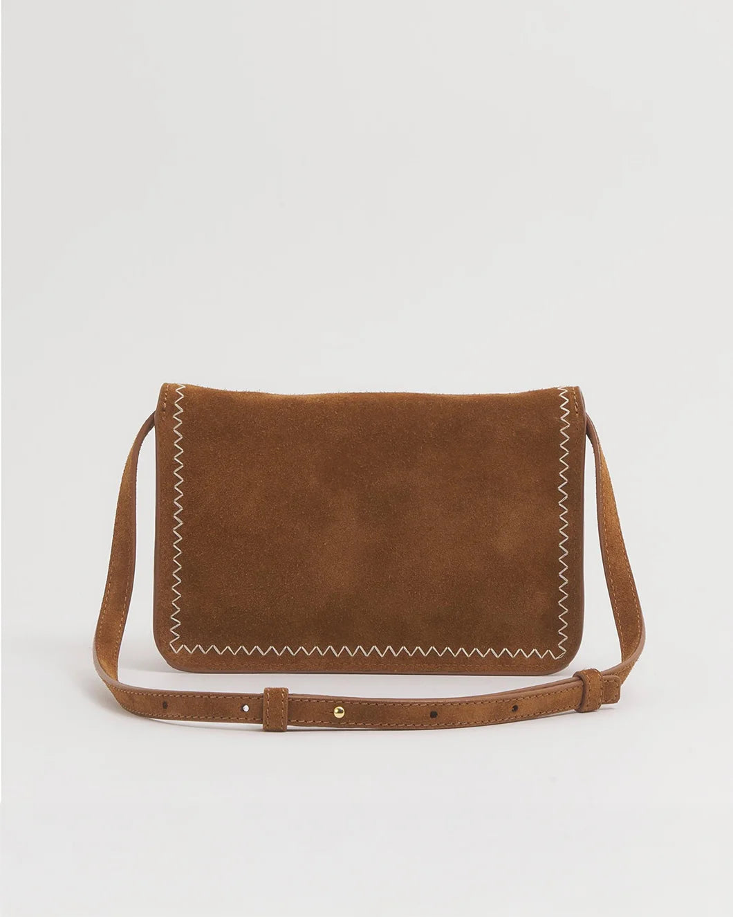 marni brown Suede Shoulder Bag with pink Marni Mending back