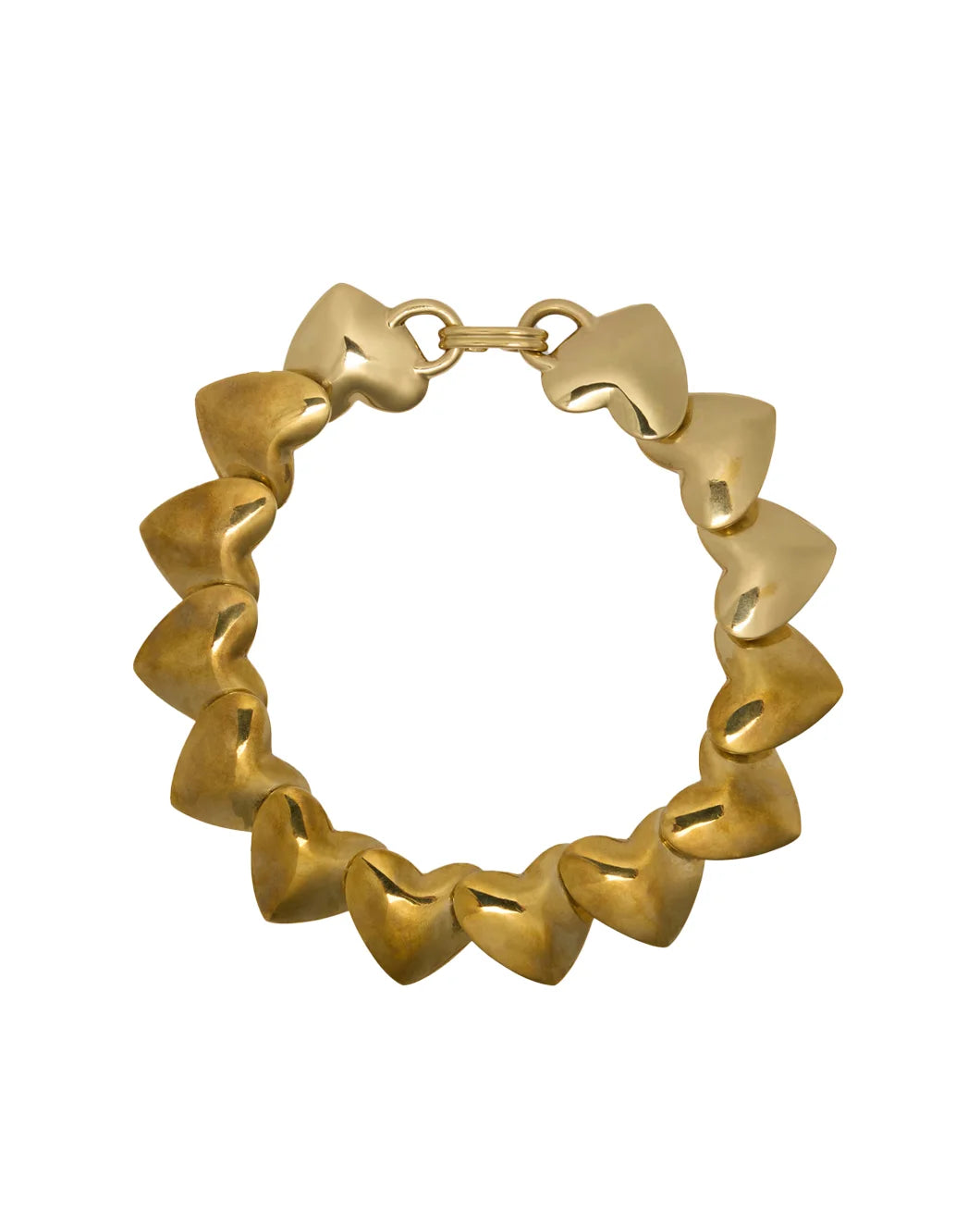 patou Multi Hearts Short Necklace gold