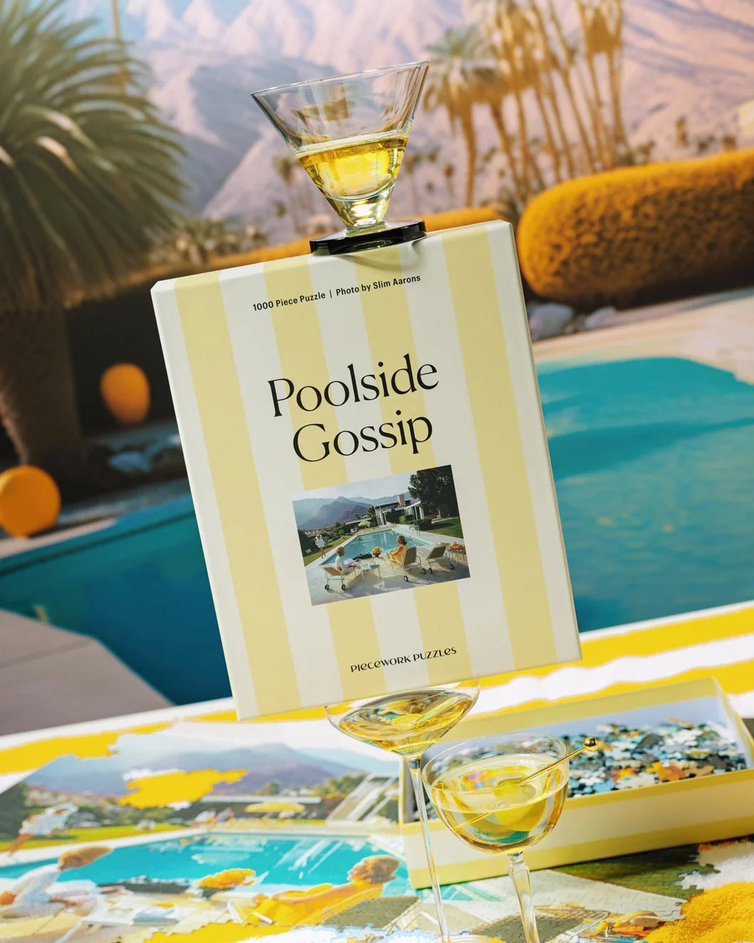 piecework puzzles Slim Aarons Poolside Gossip 1000 Piece Puzzle