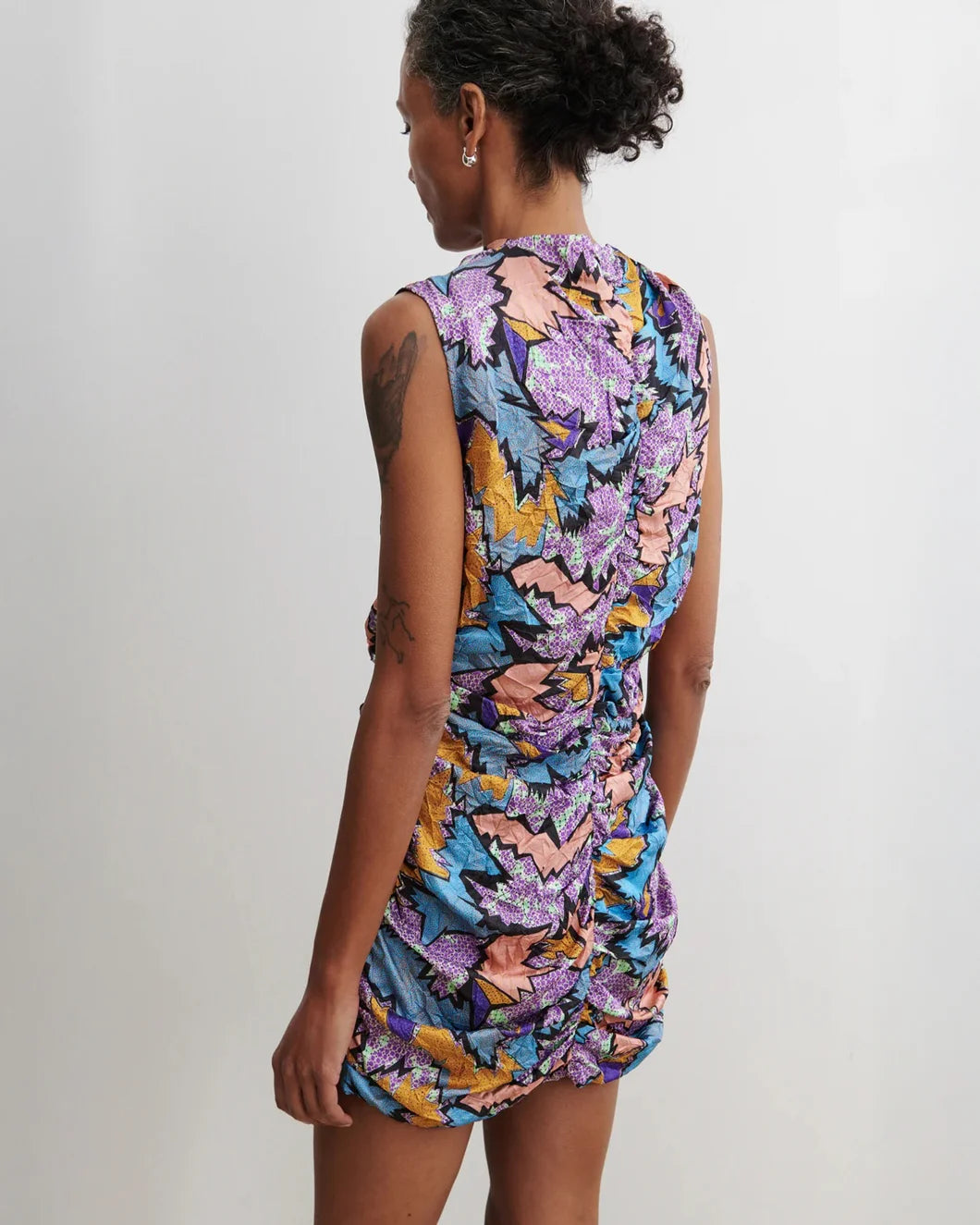 Rachel Comey Darude Dress Violet BACK