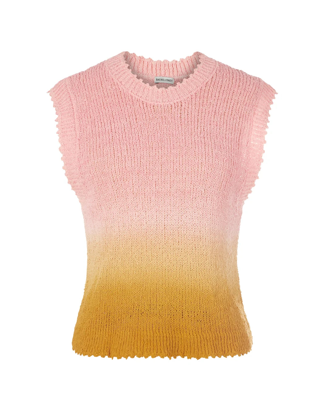 rachel comey Santee Top boucle overdyed melon and rust