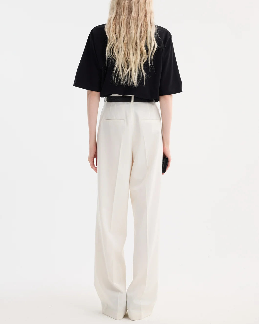 rohe oversized cotton t shirt black back