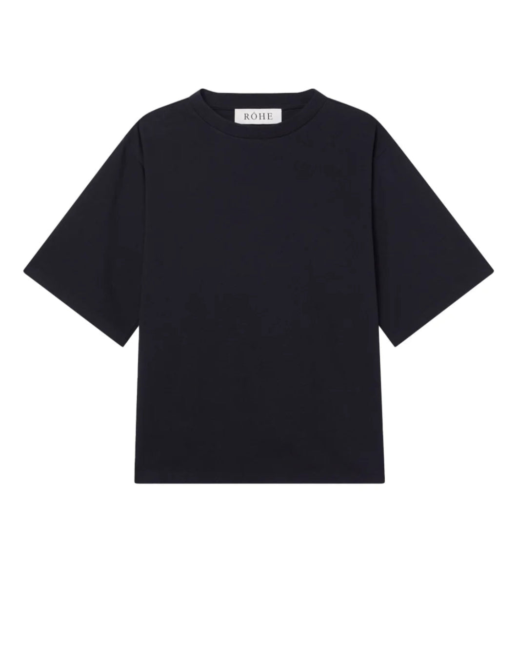 rohe oversized cotton t shirt black